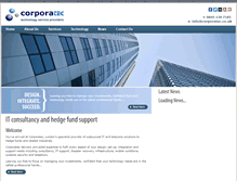 Tablet Screenshot of corporatec.co.uk